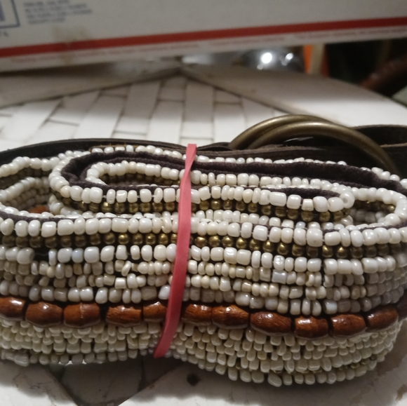 🕰🏯OLD NAVY ARTISAN BEADS BELT🌉🏝 - Picture 10 of 16